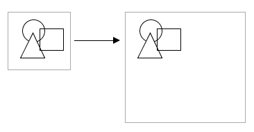 Components anchored top and left