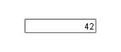 A basic Numeric<br>
Text Field