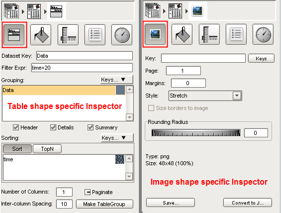 inspectorshapespecific