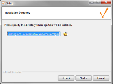 Choosing the Installation Directory